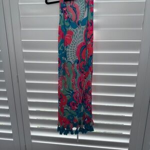 Lilly Pulitzer Pink and Blue Patterned Dress